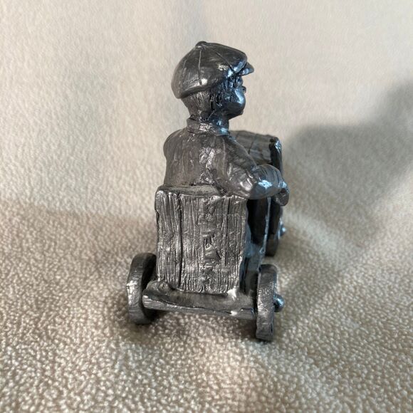 Michael‎ Ricker Pewter "Bob" TD7 Park City Train Depot Boy/Soap Box Derby 1981 - Picture 5 of 8